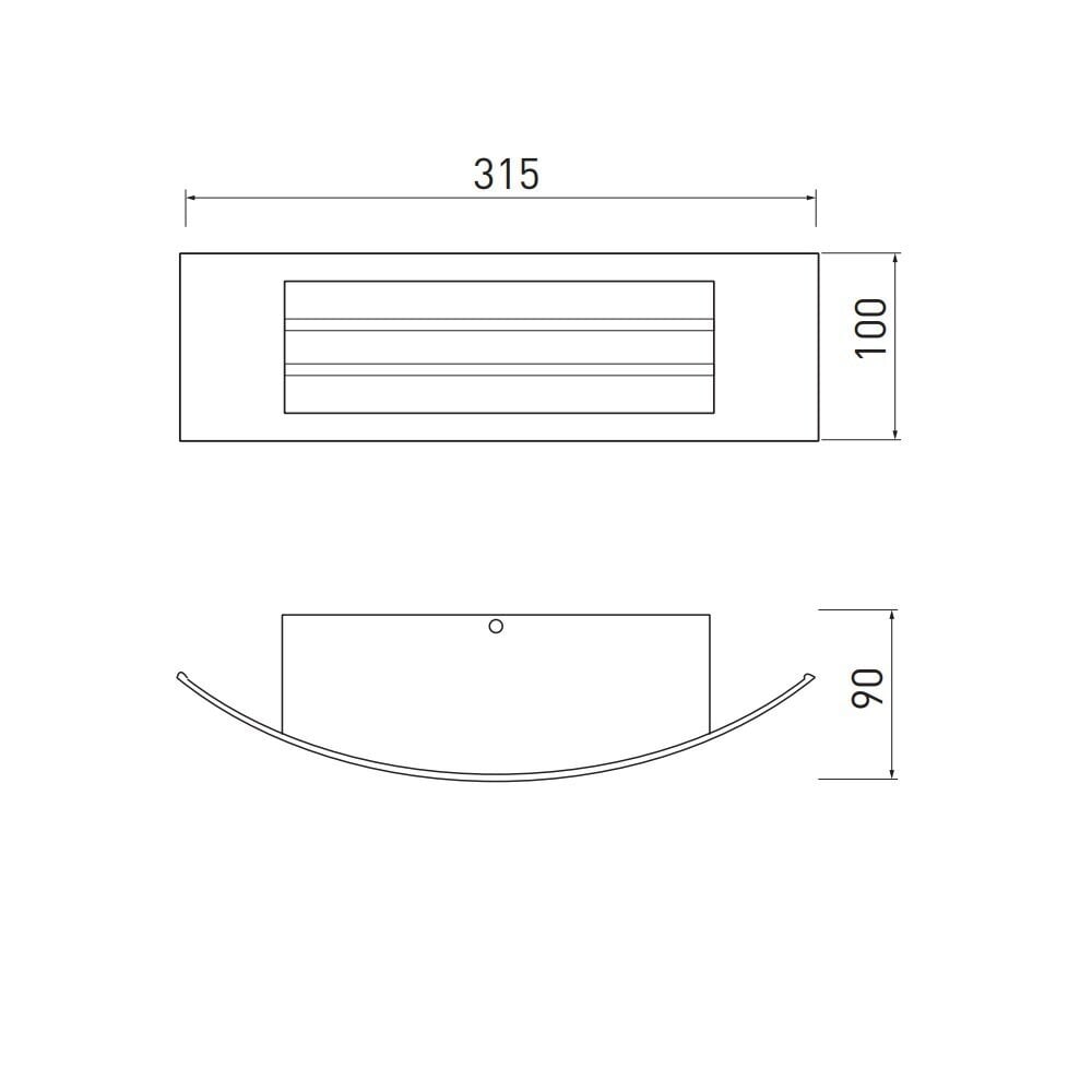 Seinavalgusti GTV ASTRIT E27 14W IP54 must sp. hind ja info | Aiavalgustid ja õuevalgustid | hansapost.ee