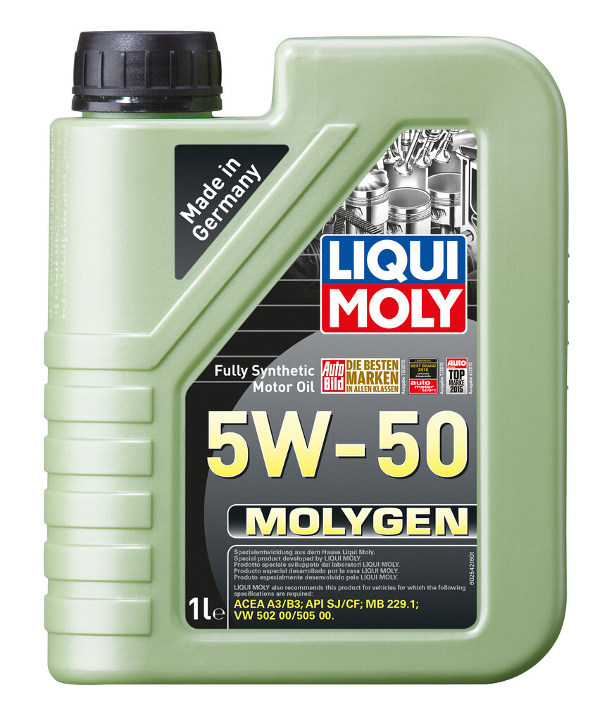 Sünteetiline mootoriõli Liqui-Moly Molygen 5W-50, 1L hind ja info | Mootoriõlid | hansapost.ee