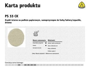 Набор шлифовальных дисков Klingspor PS33CK, 225мм, 50шт. цена и информация | Шлифовальные машины | hansapost.ee