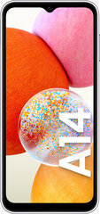 Samsung Galaxy A14 4/64GB Silver SM-A145RZSUEUB hind ja info | Telefonid | hansapost.ee
