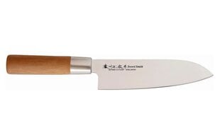 Satake Noushu Masamuke Saku Chrome Santoku nuga, 17 cm цена и информация | Ножи и аксессуары для них | hansapost.ee