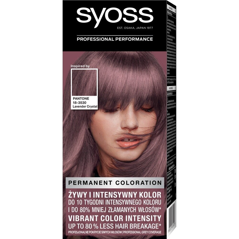 Juuksevärv Syoss Permanent Coloration 8-23 цена и информация | Juuksevärvid | hansapost.ee