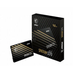 Kõvaketas MSI Spatium S270 240 GB 2,5'' SSD price and information | Internal hard drives | hansapost.ee