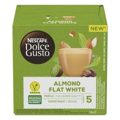 Kohvikapslid Nescafe Dolce Gusto Almond Flat White, 12 kapslit 132g hind ja info | Kohv ja kakao | hansapost.ee