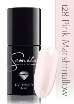 Hübriidlakk Semilac UV Hybrid 128 Pink Marshmallow, 7ml hind ja info | Küünelakid ja küünelakieemaldajad | hansapost.ee