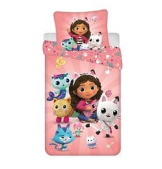 Laste voodipesukomplekt Gabby's Dollhouse 140x200, 2-osaline hind ja info | Laste voodipesu | hansapost.ee