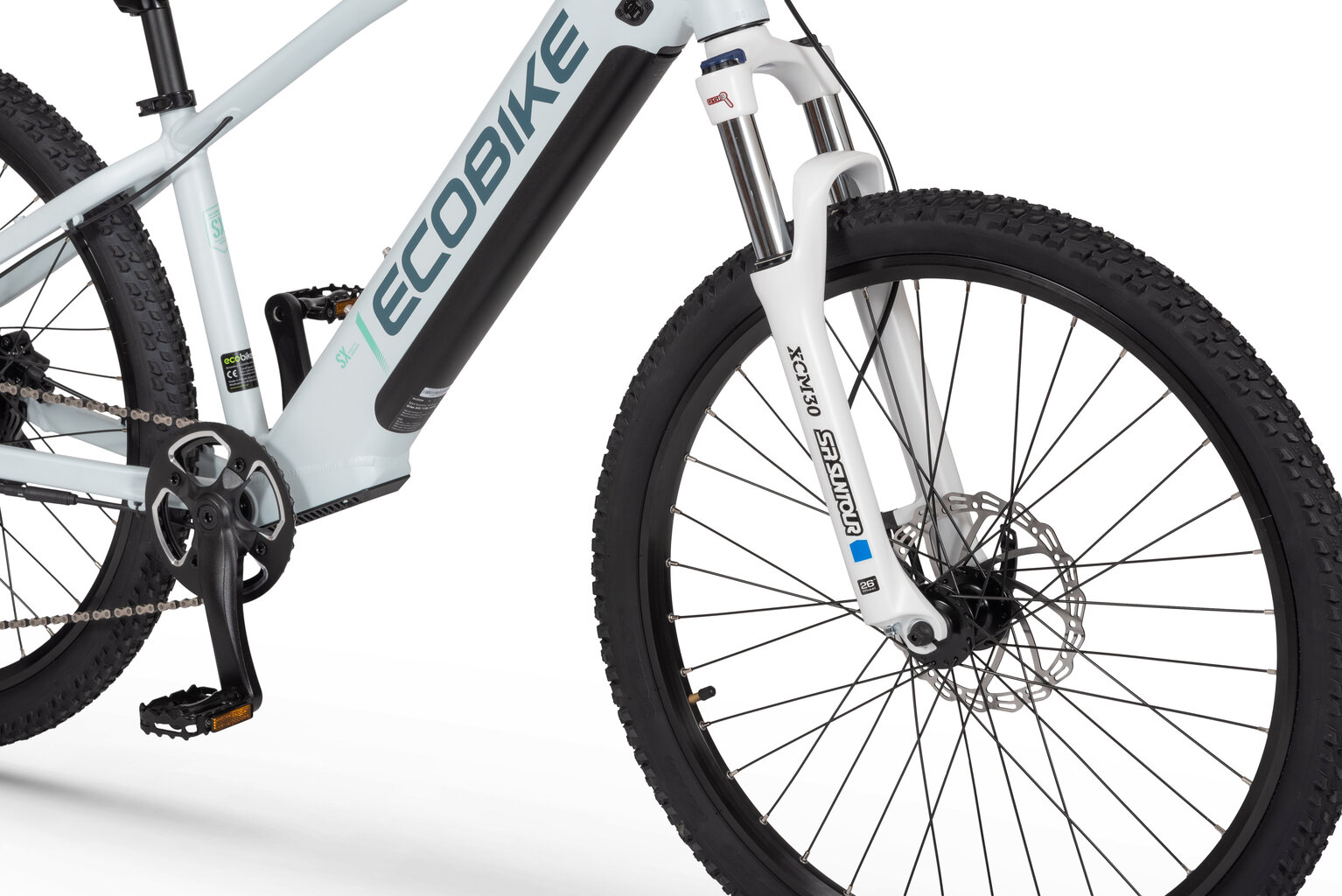 Elektrijalgratas Ecobike SX Youth White 14", 2023, valge цена и информация | Elektrijalgrattad | hansapost.ee