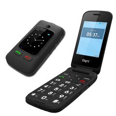 eSTAR Digni Flip Clamshell DIGNIFLIPB Dual SIM, Black цена и информация | eSTAR Телефоны и аксессуары | hansapost.ee