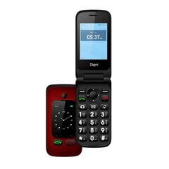 eSTAR Digni Flip Clamshell DIGNIFLIPR Dual SIM, Red цена и информация | eSTAR Телефоны и аксессуары | hansapost.ee