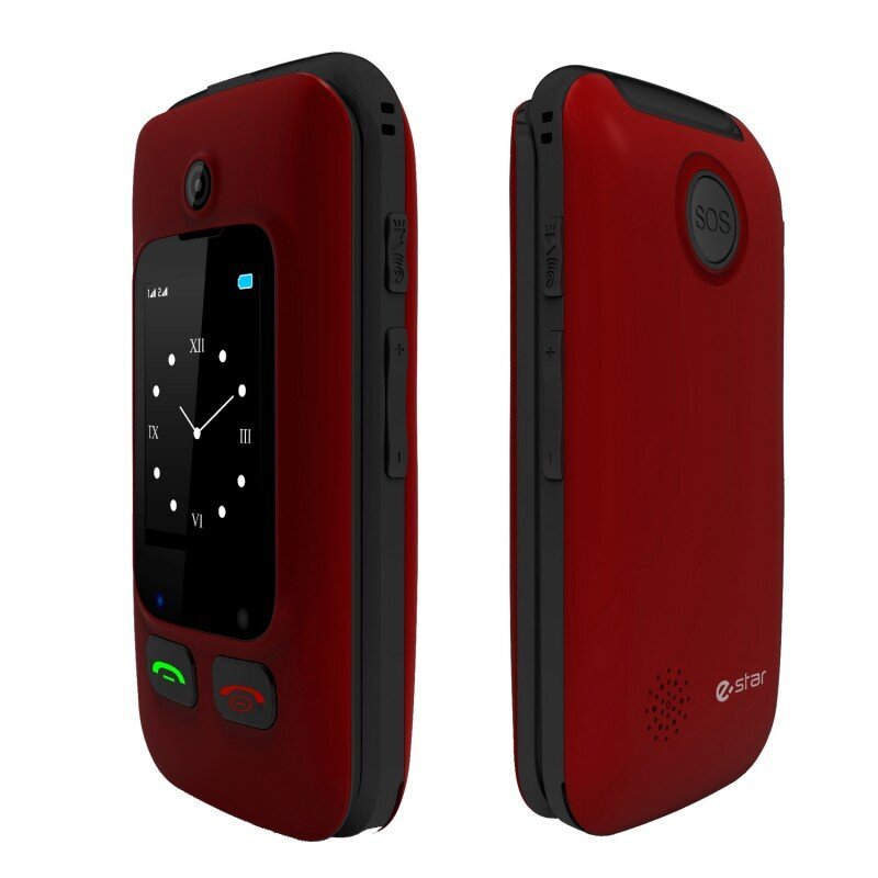 eSTAR Digni Flip Dual SIM Red (DIGNIFLIPR) hind ja info | Telefonid | hansapost.ee