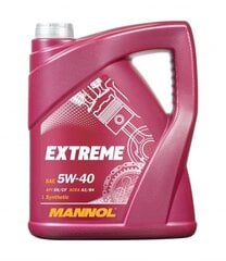 Mootoriõli Mannol Extreme 5W-40, 5L hind ja info | Mootoriõlid | hansapost.ee