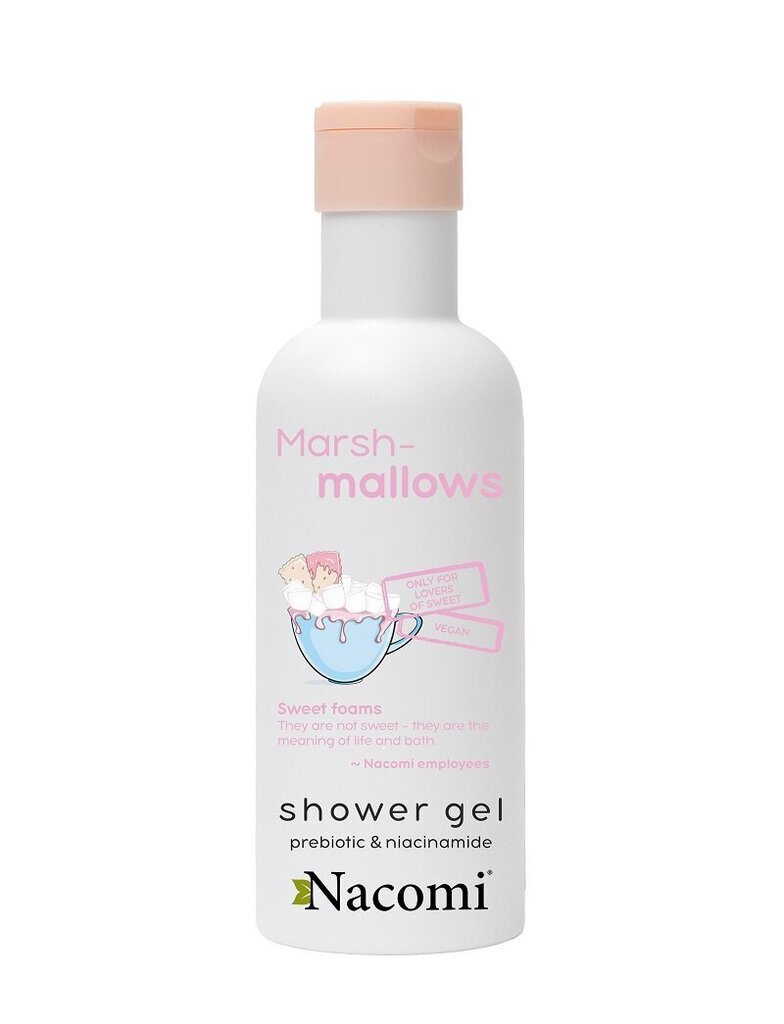 Dušigeel Nacomi Shower Gel Marshmallow, 300ml цена и информация | Dušigeelid, õlid | hansapost.ee