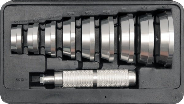 Yato komplekt mõõteriistade seadistamiseks 40-81mm 10 osaline YT-0638 цена и информация | Käsitööriistad | hansapost.ee