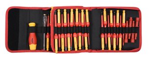 YATO isolatsiooni kruvikeerajad + otsikute komplekt 50 tk. price and information | Tool boxes, tool bags and tool trolleys | hansapost.ee