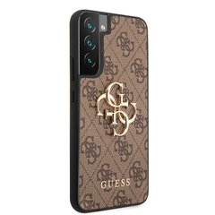 Guess PU 4G Metal Logo Case for Samsung Galaxy S23+ Brown цена и информация | Чехлы для телефонов | hansapost.ee