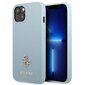 Guess GUHCP13MPS4MB iPhone 13 6,1" niebieski|blue hardcase Saffiano 4G Small Metal Logo price and information | Telefonide kaitsekaaned ja -ümbrised | hansapost.ee