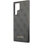 Guess GUHCS23LG4GFGR S23 Ultra S918 szary|grey hardcase 4G Metal Gold Logo hind ja info | Telefonide kaitsekaaned ja -ümbrised | hansapost.ee