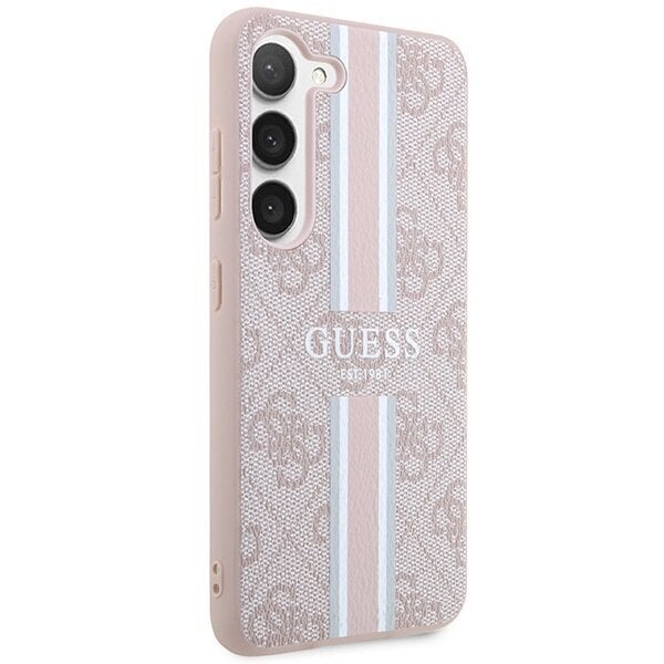 Guess GUHCS23MP4RPSP S23+ S916 różowy|pink hardcase 4G Printed Stripe hind ja info | Telefonide kaitsekaaned ja -ümbrised | hansapost.ee