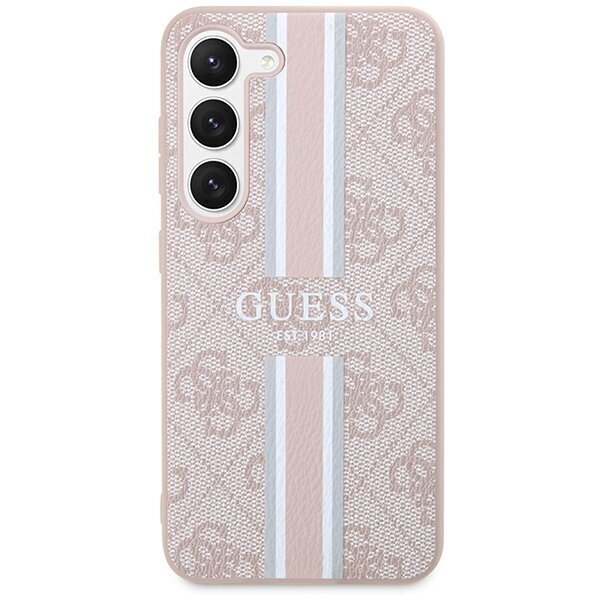 Guess GUHCS23MP4RPSP S23+ S916 różowy|pink hardcase 4G Printed Stripe hind ja info | Telefonide kaitsekaaned ja -ümbrised | hansapost.ee