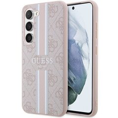 Guess GUHCS23MP4RPSP S23+ S916 różowy|pink hardcase 4G Printed Stripe hind ja info | Telefonide kaitsekaaned ja -ümbrised | hansapost.ee