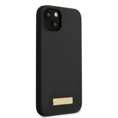 Guess GUHMP13MSPLK iPhone 13 6,1" czarny|black hard case Silicone Logo Plate MagSafe цена и информация | Чехлы для телефонов | hansapost.ee
