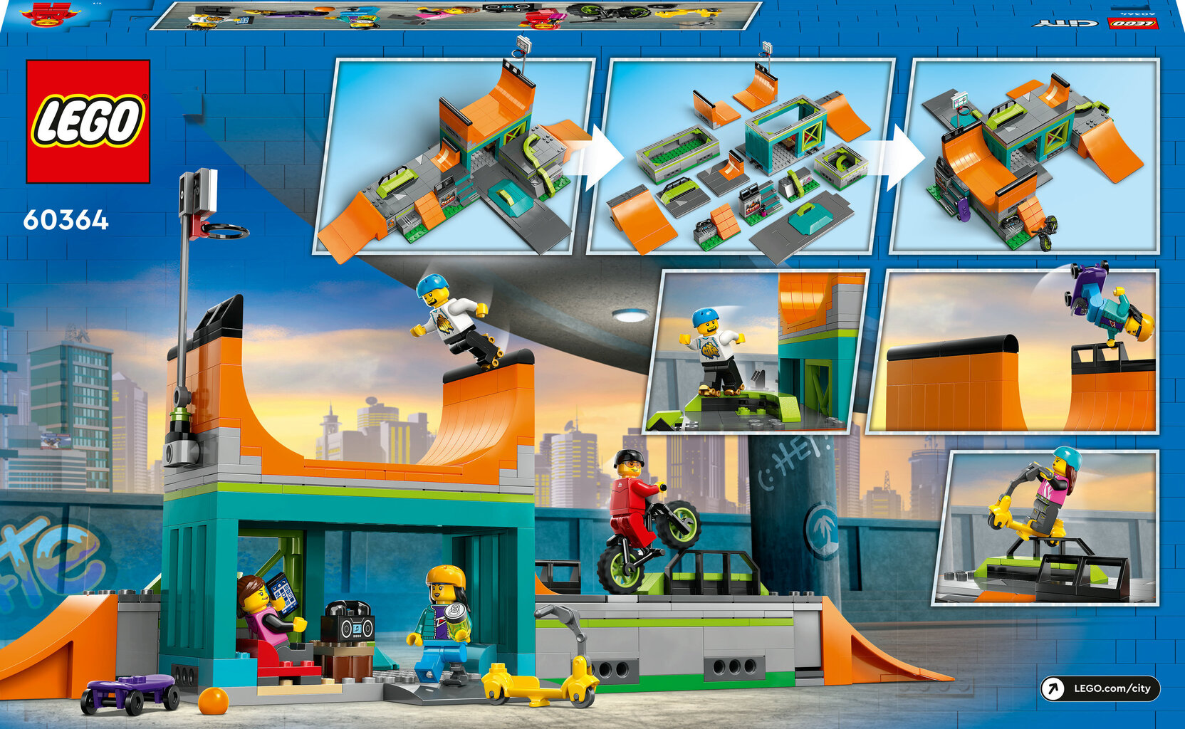 60364 LEGO® City Rulapark цена и информация | Klotsid ja konstruktorid | hansapost.ee