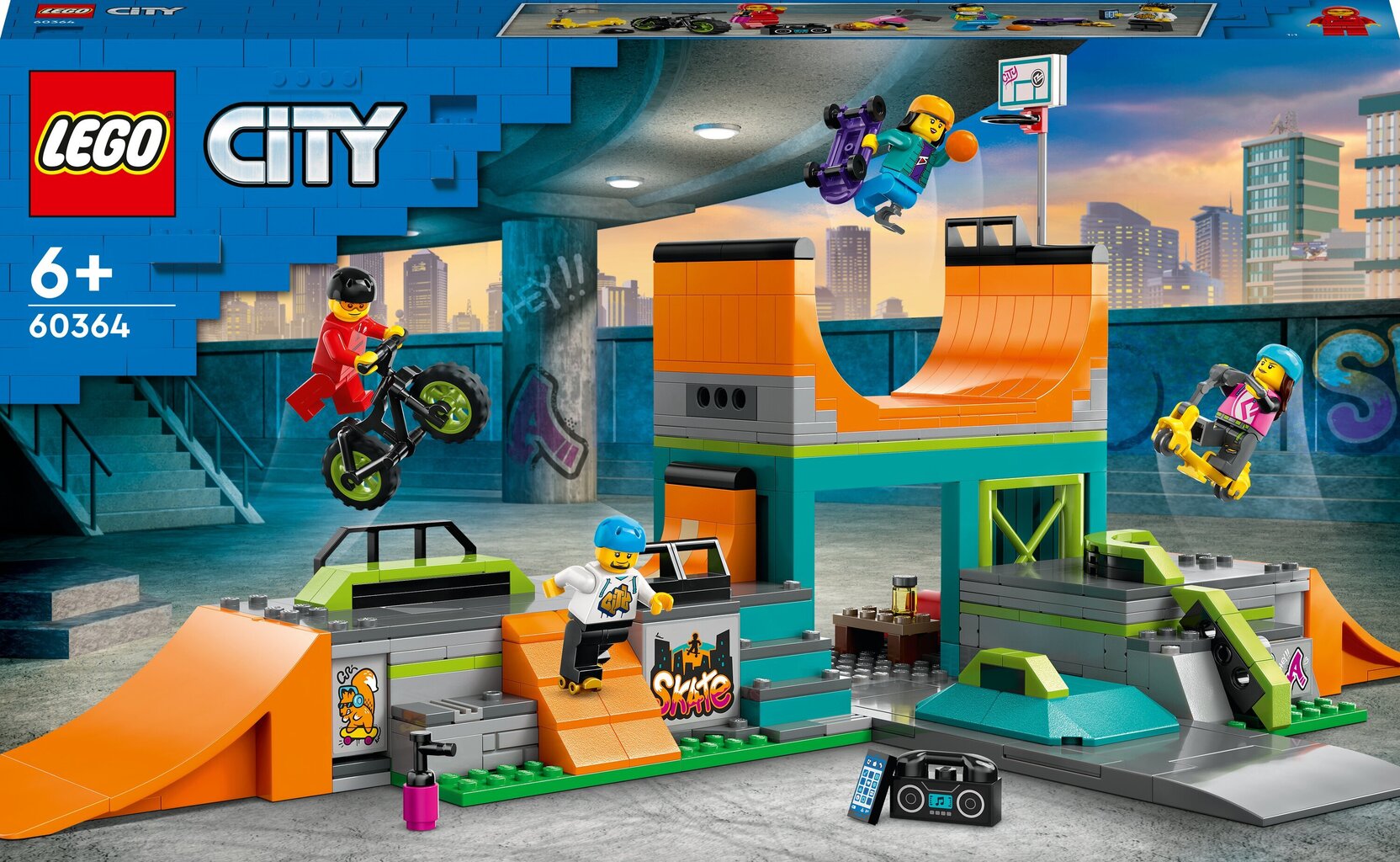 60364 LEGO® City Rulapark цена и информация | Klotsid ja konstruktorid | hansapost.ee