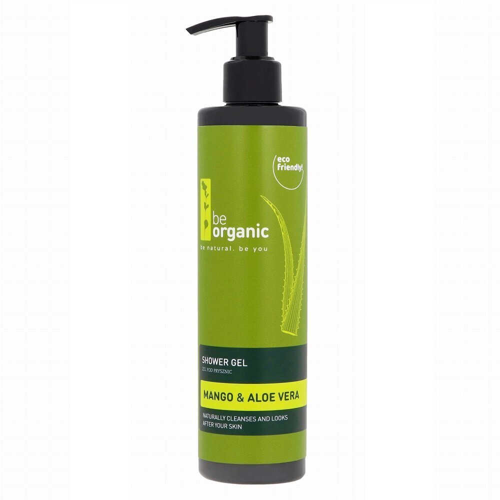 Dušigeel Be organic Shower Gel Mango&Aloe Vera, 300ml hind ja info | Dušigeelid, õlid | hansapost.ee