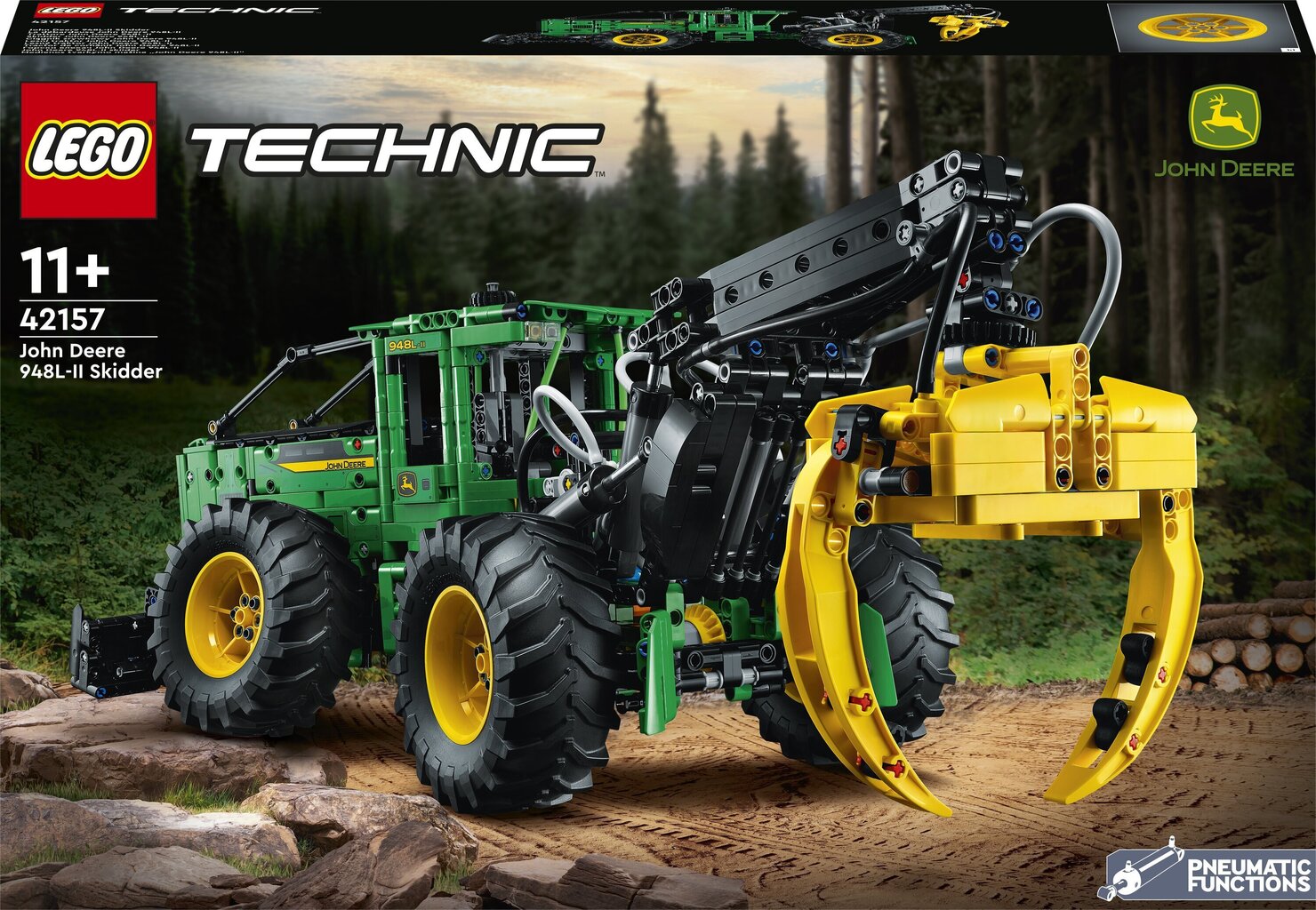 42157 LEGO® Technic Puidutöötlemismasin „John Deere 948L-II“ hind ja info | Klotsid ja konstruktorid | hansapost.ee