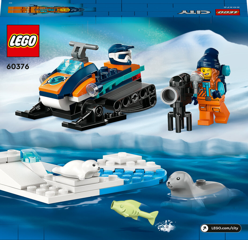 60376 LEGO® City Arktika avastaja mootorsaan цена и информация | Klotsid ja konstruktorid | hansapost.ee