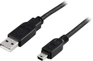 Deltaco USB-27S, USB-A, 3 м цена и информация | Кабели и провода | hansapost.ee