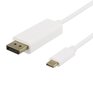 Deltaco, USB-C/DP, 50 cm цена и информация | Juhtmed ja kaablid | hansapost.ee