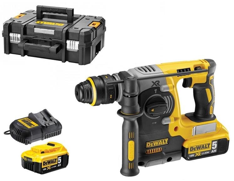 Akupuurvasar Dewalt SDS-PLUS 18V 2,1J 2 x 5,0Ah XR LI-ION DCH273P2T цена и информация | Akutrellid, puurid ja kruvikeerajad | hansapost.ee