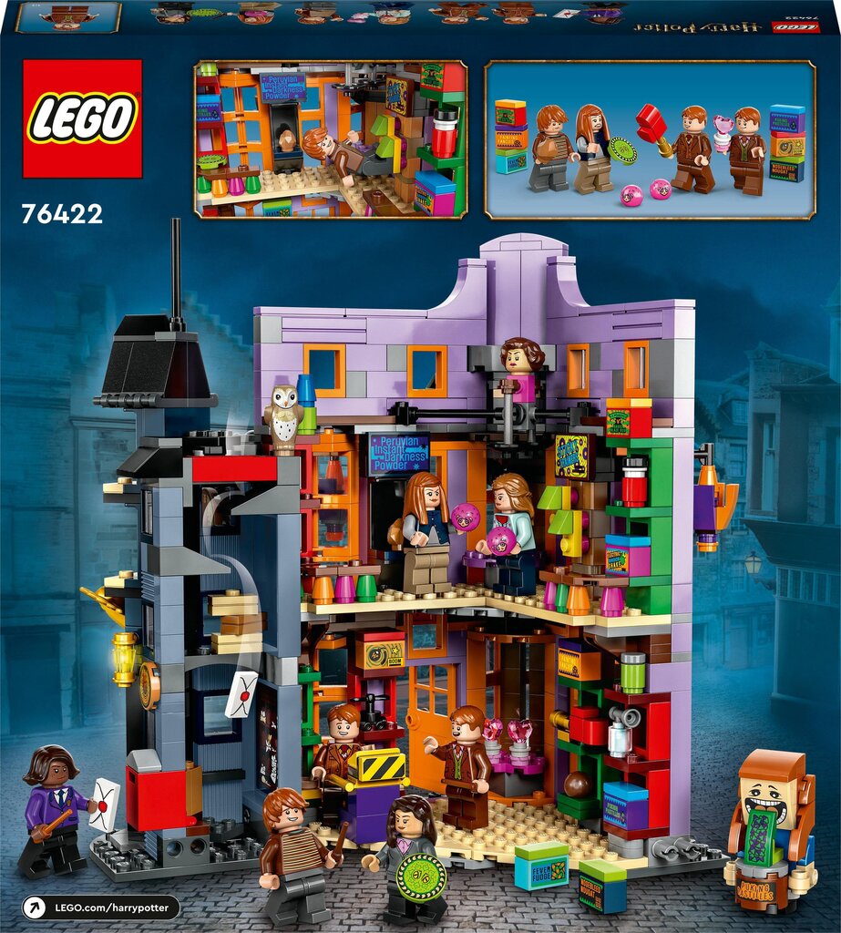 76422 LEGO® Harry Potteri risti allee: maagilised Weasley koerad цена и информация | Klotsid ja konstruktorid | hansapost.ee