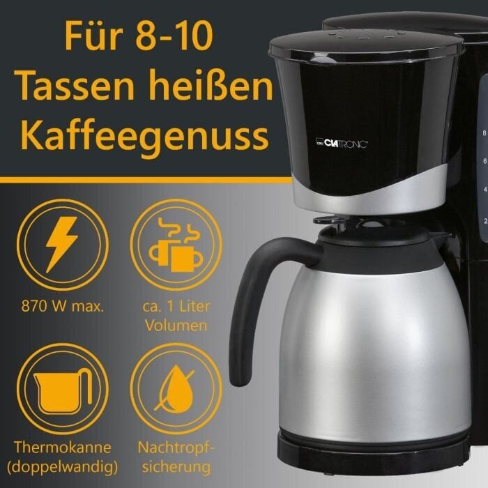 Clatronic KA3327 hind ja info | Kohvimasinad ja espressomasinad | hansapost.ee