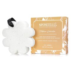 Губка для тела, пропитанная гелем для душа Spongelle White Flower Tobacco Vanilla White, 85 г цена и информация | Масла, гели для душа | hansapost.ee