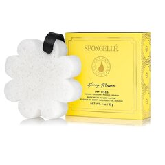 Губка для тела, пропитанная гелем для душа Spongelle White Flower Honey Blossom, 85 г цена и информация | Масла, гели для душа | hansapost.ee