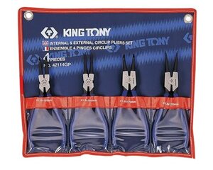 Набор щипцов King Tonu Seger, 4 шт. цена и информация | King Tony Сантехника, ремонт, вентиляция | hansapost.ee
