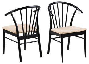 Обеденные стулья с подлокотниками Cassandra, 2 шт., серый цвет цена и информация | Стулья для кухни и столовой | hansapost.ee