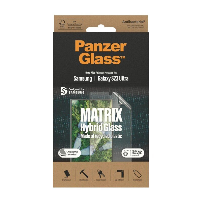 PanzerGlass Matrix Screen Protector цена и информация | Ekraani kaitseklaasid ja kaitsekiled | hansapost.ee