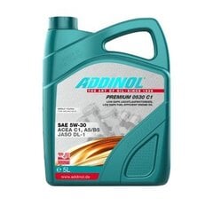 Масло моторное Addinol Premium 0530 C1 5w30 - 5 л цена и информация | Моторные масла | hansapost.ee