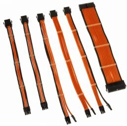 PSU Kabeļu Pagarinātāji Kolink Core 6 Cables Orange hind ja info | Juhtmed ja kaablid | hansapost.ee