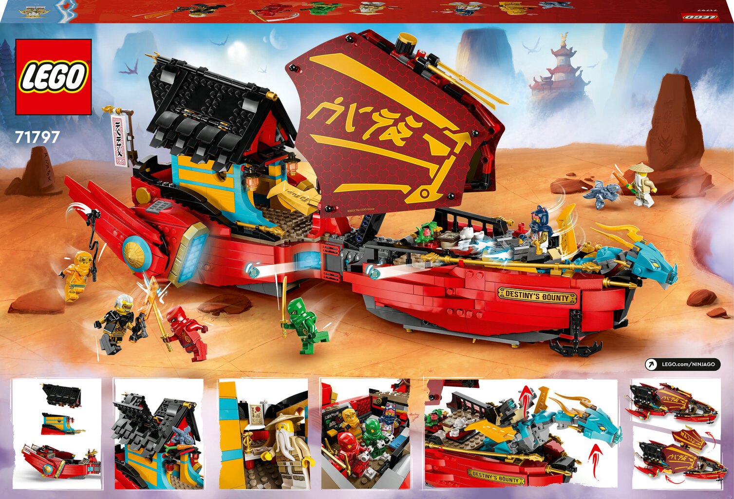 71797 LEGO® NINJAGO Saatuse kingitus – võidujooks ajaga цена и информация | Klotsid ja konstruktorid | hansapost.ee