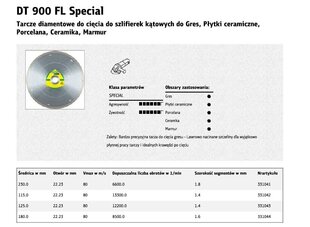 Отрезной диск Klingspor DT900FL цена и информация | Klingspor Сантехника, ремонт, вентиляция | hansapost.ee