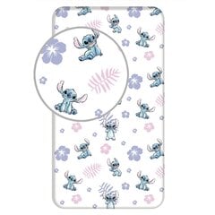 Kummiga lina lastele Lilo & Stitch, 90x200 cm hind ja info | Voodilinad | hansapost.ee