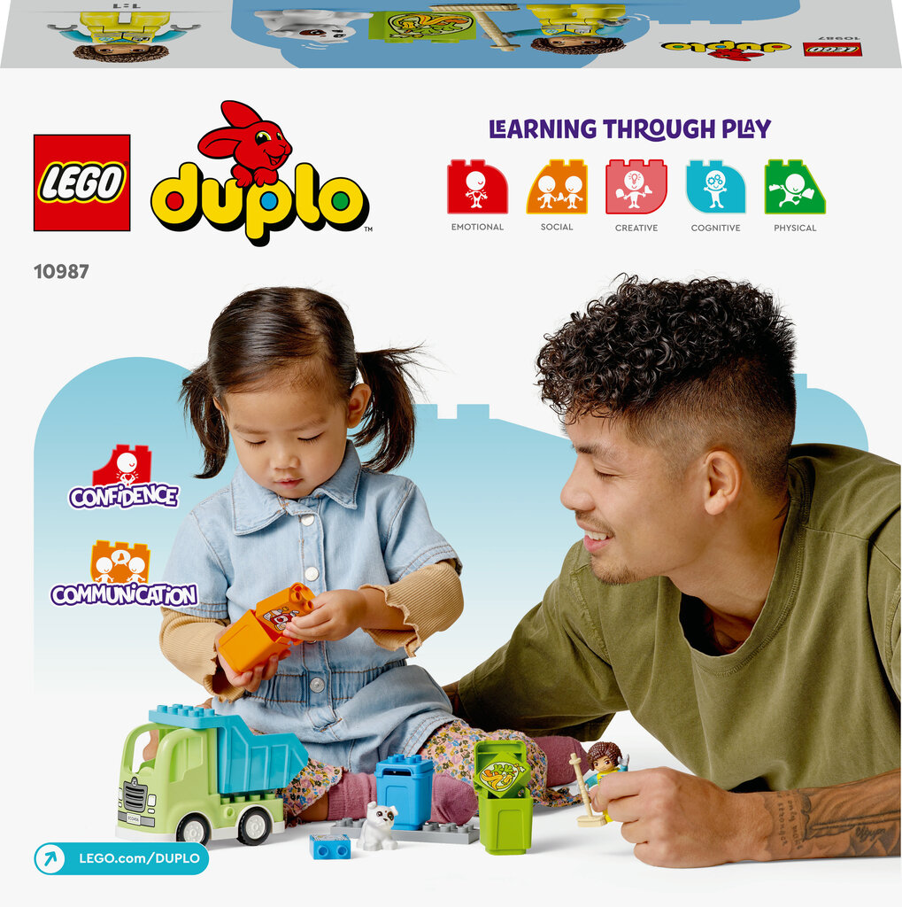 10987 LEGO® DUPLO prügiauto цена и информация | Klotsid ja konstruktorid | hansapost.ee
