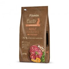 Kuivtoit täiskasvanud koertele FITMIN Purity GF Adult Beef, 12kg price and information | Dry dog food and crisps | hansapost.ee