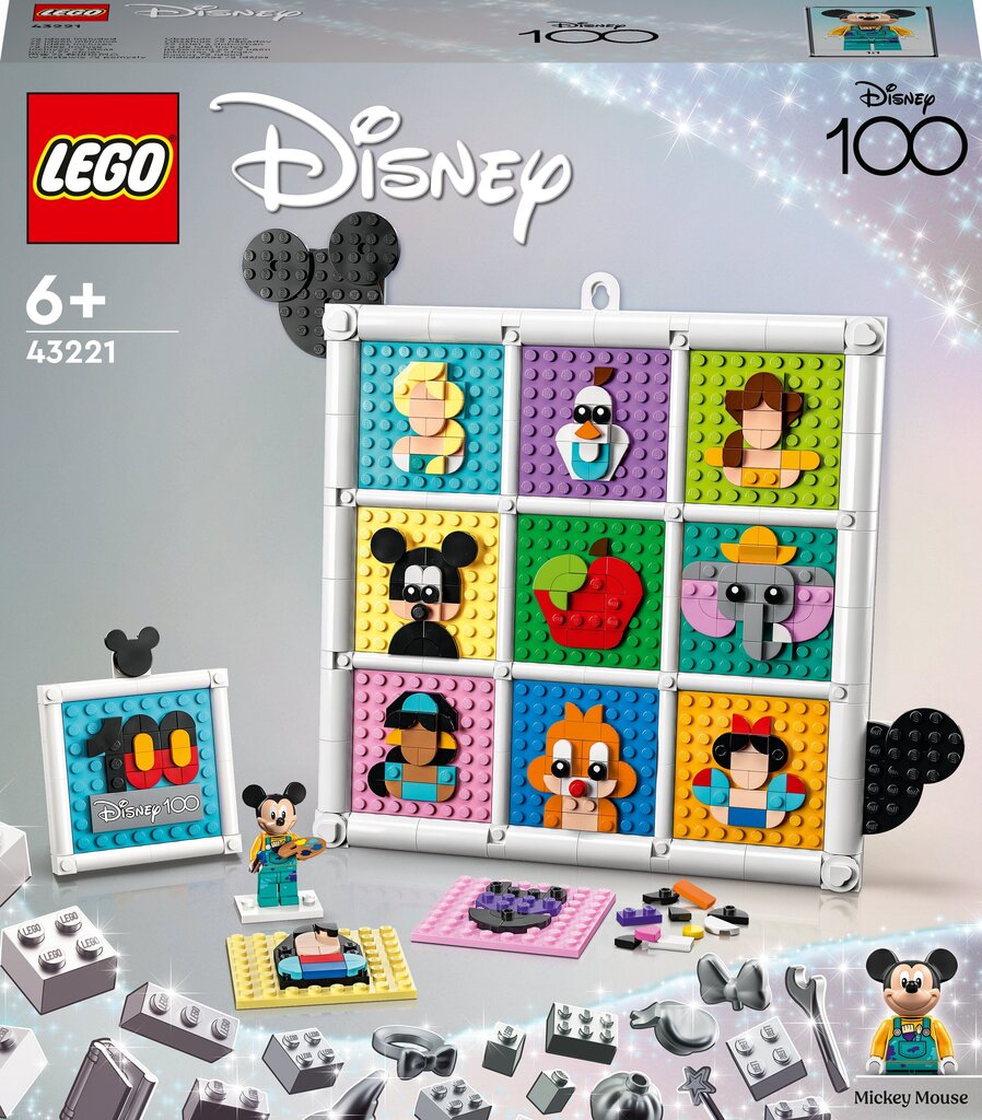 43221 LEGO® Disney sajand Disney animatsioonitegelasi hind ja info | Klotsid ja konstruktorid | hansapost.ee