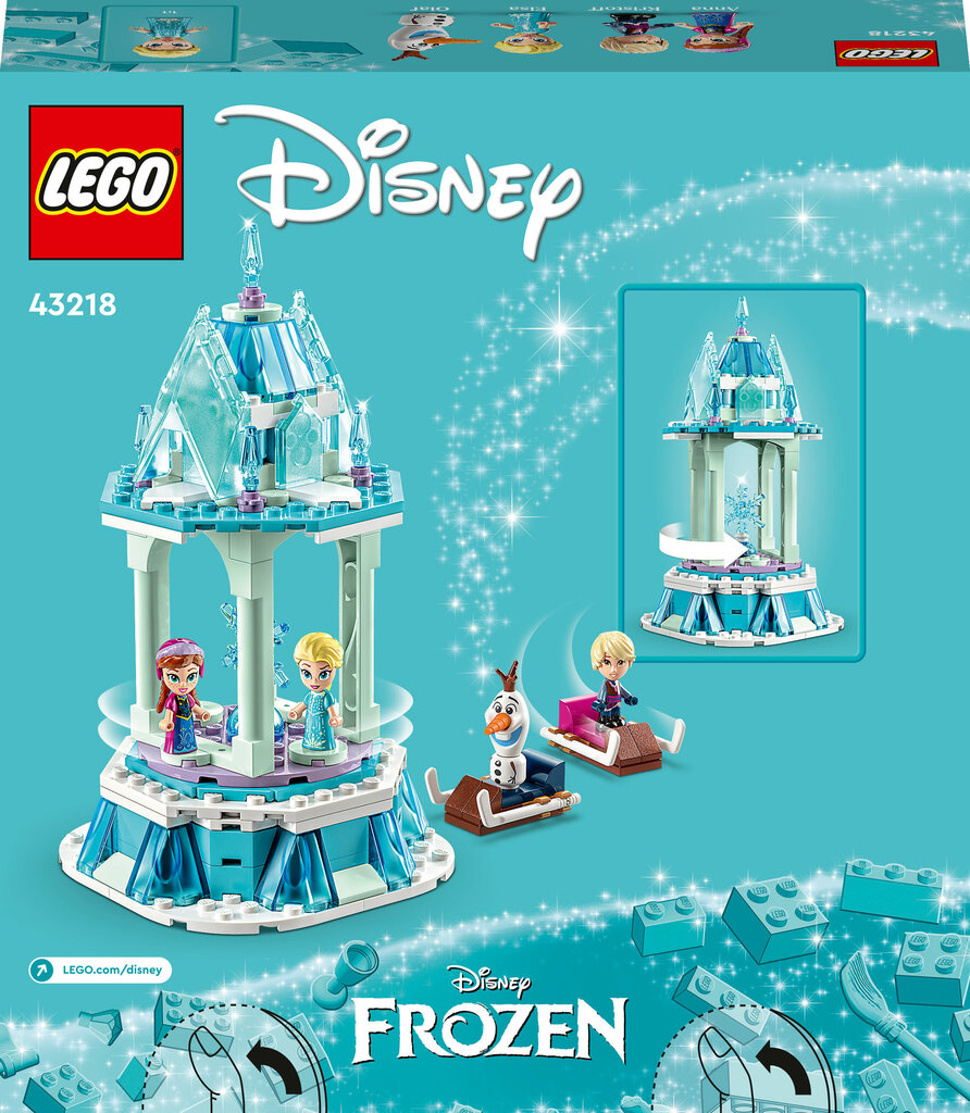43218 LEGO® Disney Anna ja Elsa võlukarussell цена и информация | Klotsid ja konstruktorid | hansapost.ee
