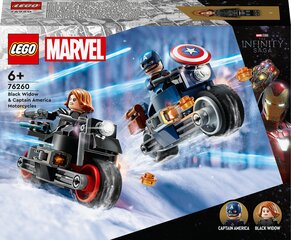 76260 LEGO® Marvel Black Widow ja Captain America mootorrattad hind ja info | Klotsid ja konstruktorid | hansapost.ee